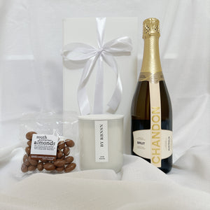 Chandon candle gift hamper