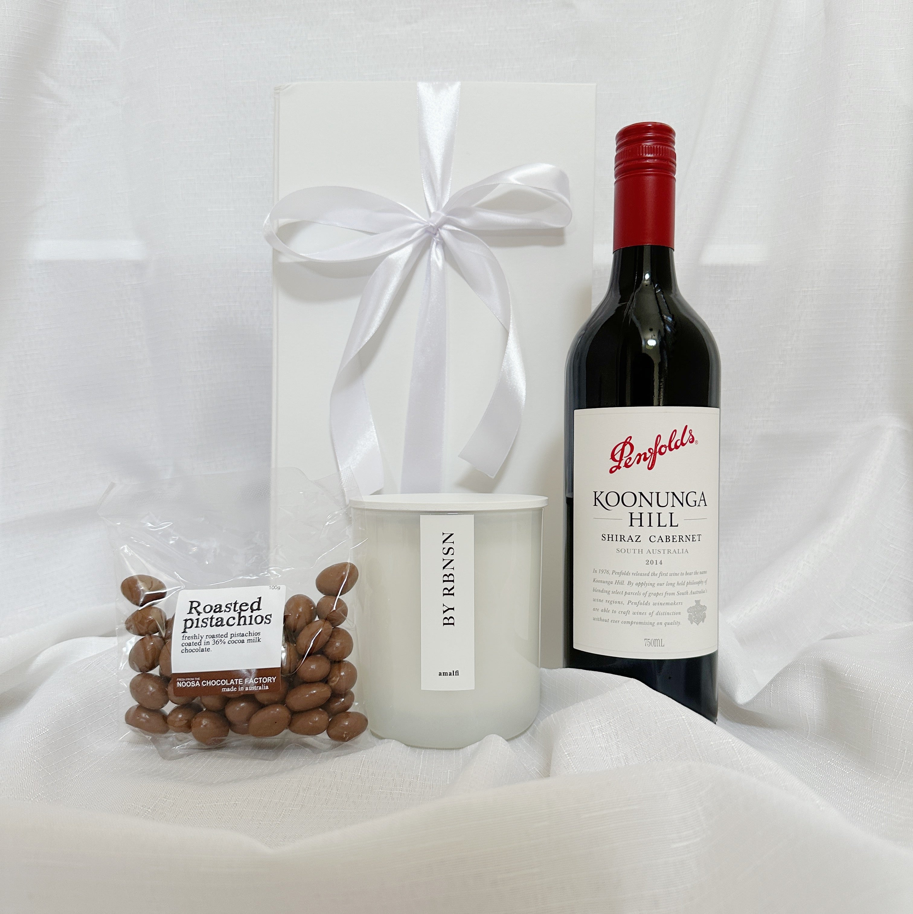 Choose your wine candle gift hamper